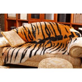 Декоративный коврик Тигр из искусственного меха