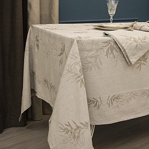 Льняной комплект столовый Олли с салфетками 