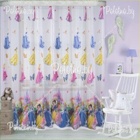 Готовые детские занавески для комнаты Принцесса